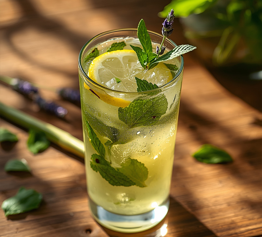 Mrożona herbata Green Mint Leo Tea z limonką